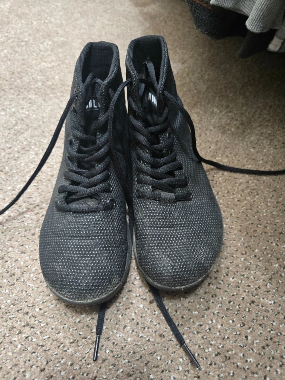 NOBULL Black High Top Trainer Shoes Women’s 6.5 – Minimalist CrossFit